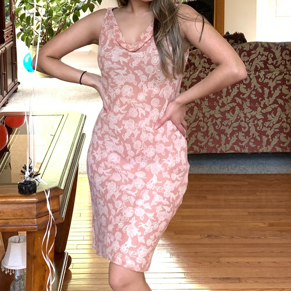 Vintage Floral Fit Dress